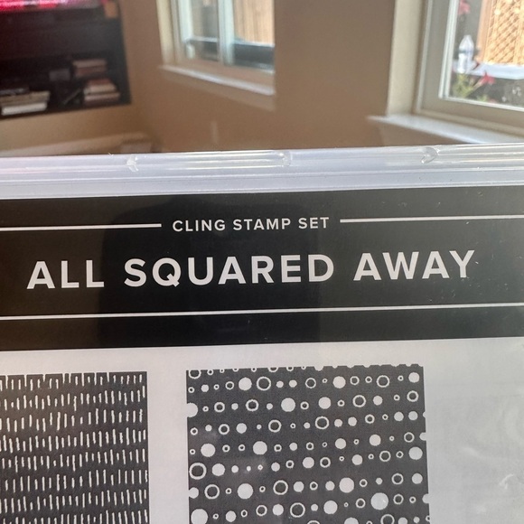 Stampin Up! Cling Stamp Set “All Squared Away” 1 set of 9 stamps. - Picture 7 of 7